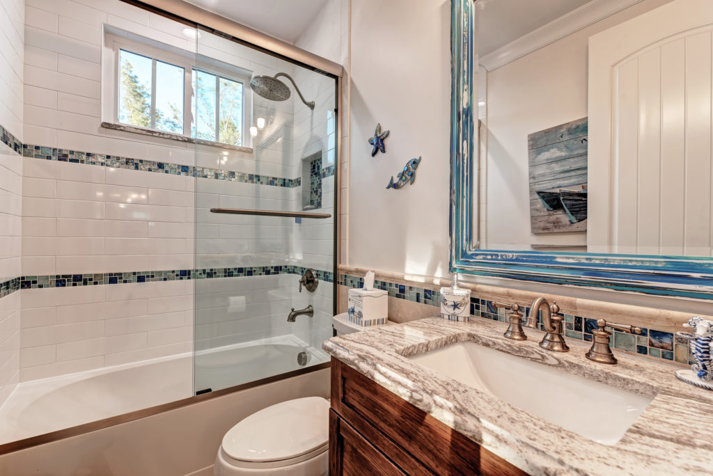 Custom staircase with elegant railings