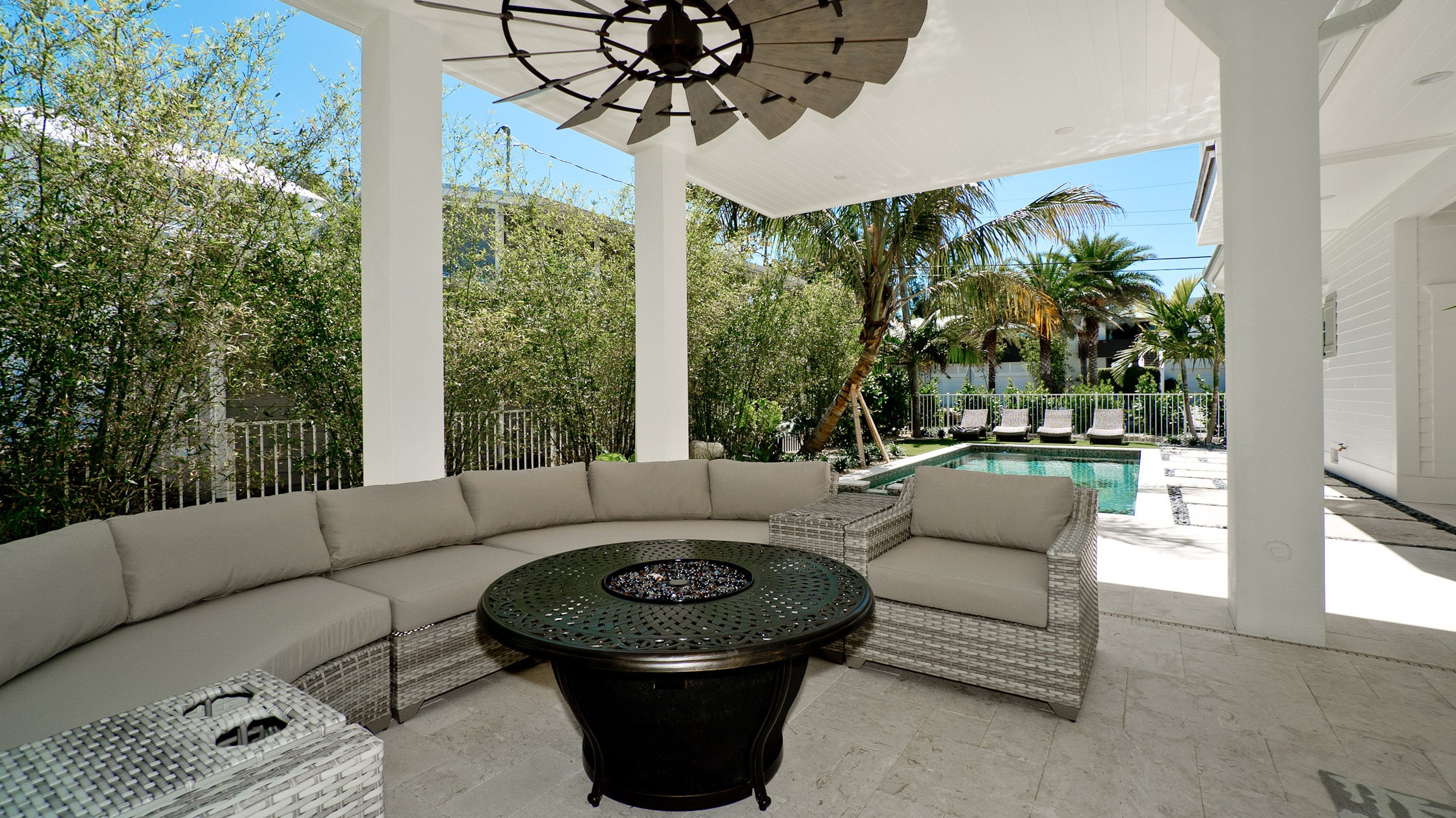 720 North Shore framing stage